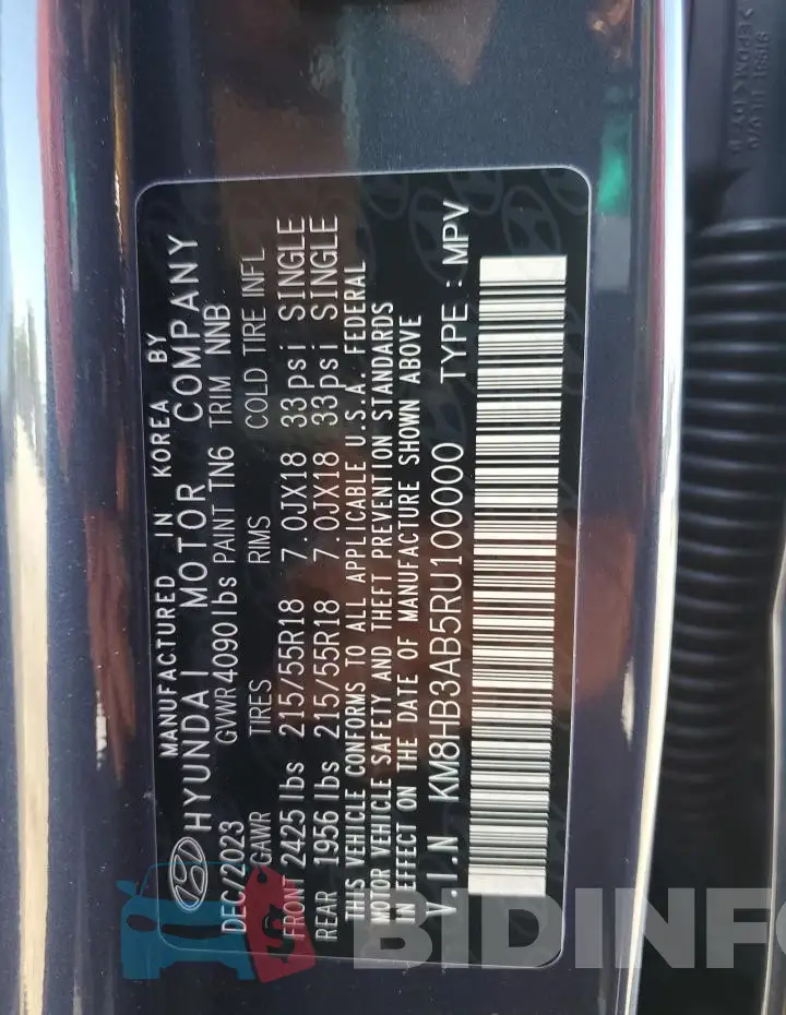 KM8HB3AB5RU100000 Photo# 13