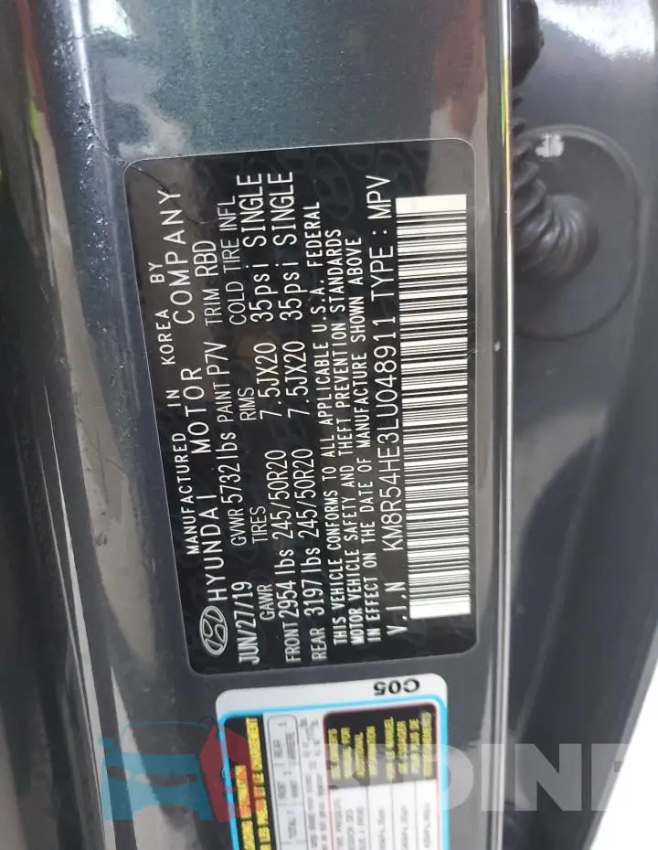 KM8R54HE3LU048911 Photo# 14