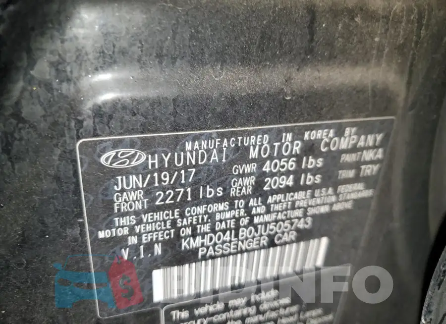 KMHD04LB0JU505743 Photo# 12