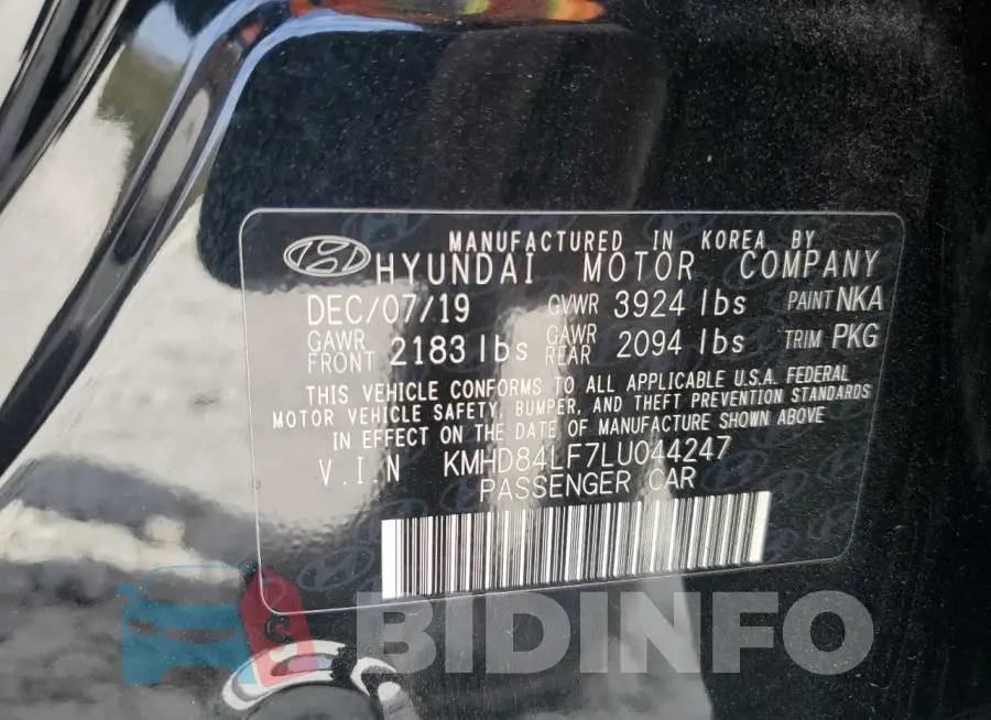 KMHD84LF7LU044247 Photo# 12