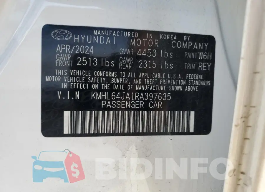 KMHL64JA1RA397635 Photo# 12