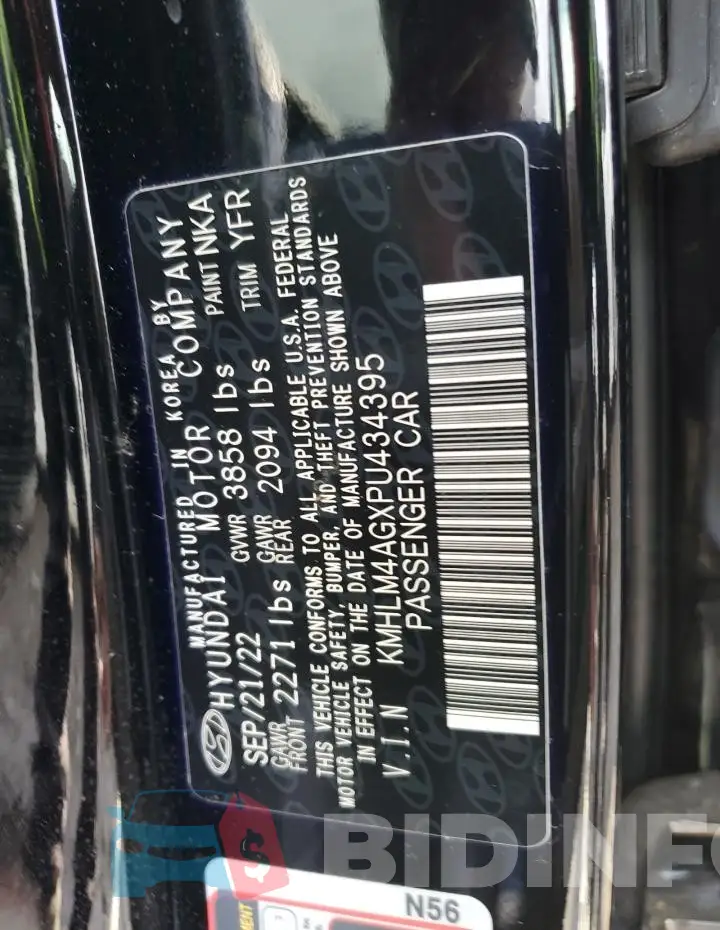 KMHLM4AGXPU434395 Photo# 12