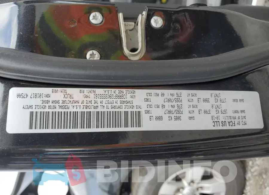 1C6RR6FG9KS555161 Photo# 13