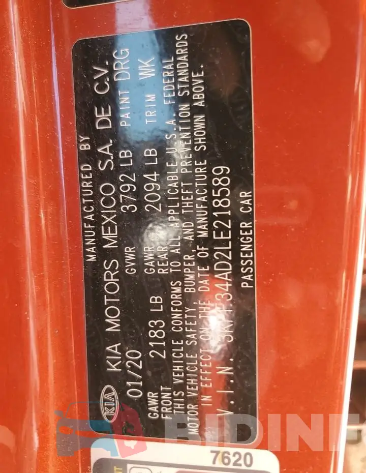 3KPF34AD2LE218589 Photo# 13