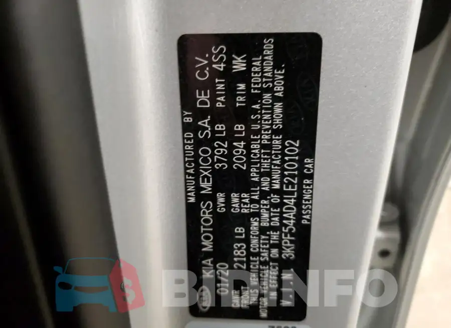 3KPF54AD4LE210102 Photo# 12