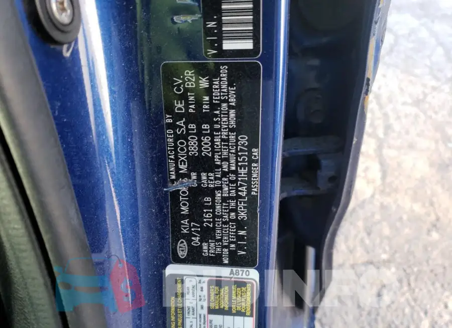 3KPFL4A71HE151730 Photo# 13