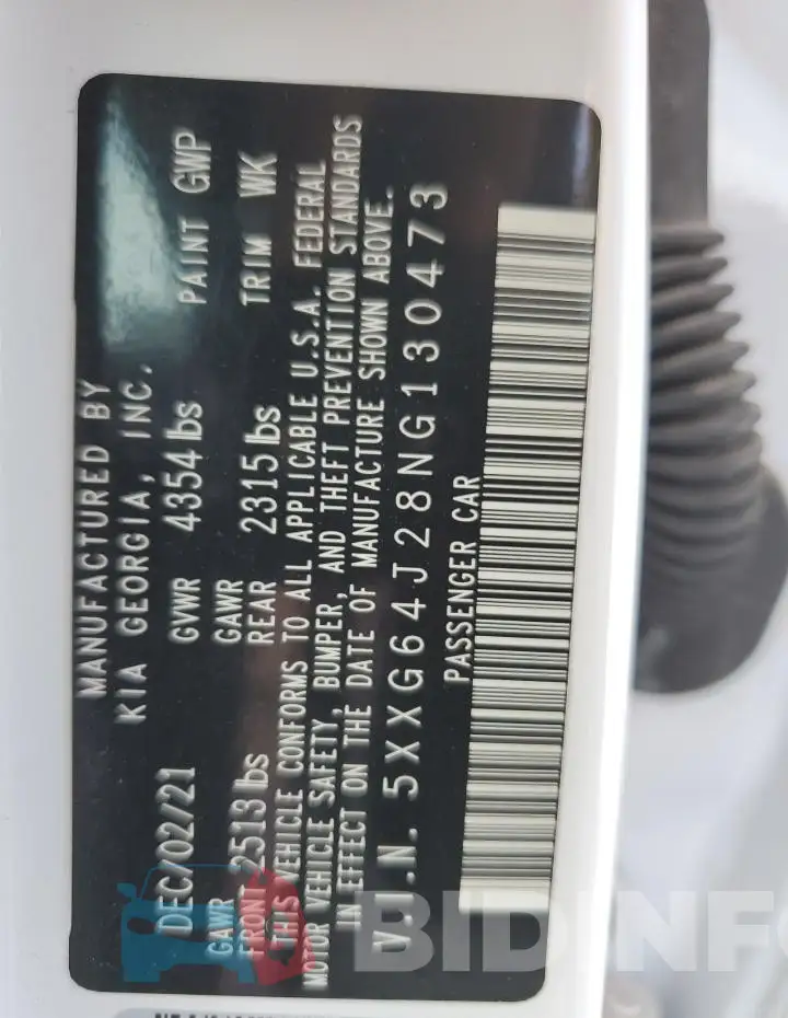 5XXG64J28NG130473 Photo# 12