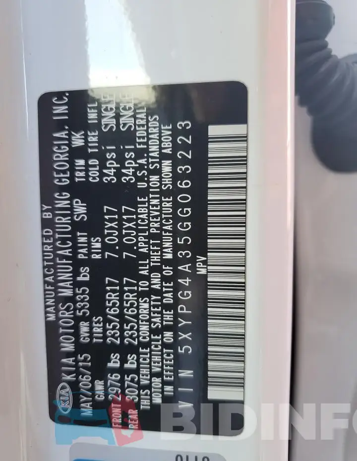 5XYPG4A35GG063223 Photo# 13
