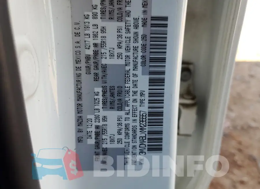 3MVDMABLXMM235557 Photo# 12