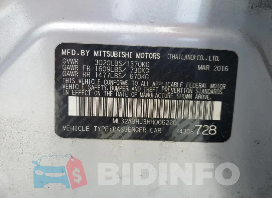 ML32A3HJ3HH006220 Photo# 13