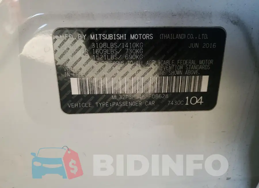 ML32F3FJ4HHF08628 Photo# 12