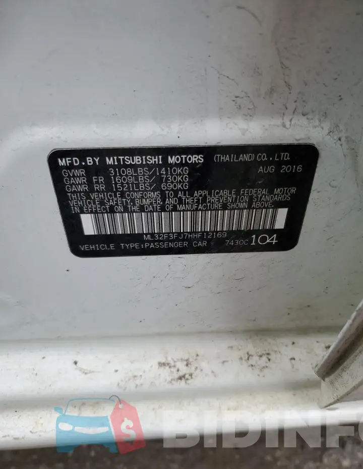 ML32F3FJ7HHF12169 Photo# 13