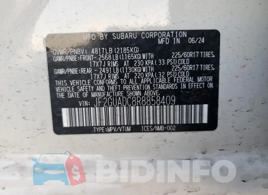 JF2GUADC8R8858409 Photo# 13