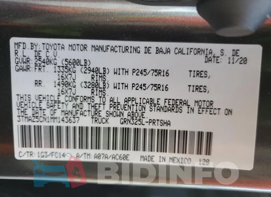 3TMAZ5CN1MM143637 Photo# 12