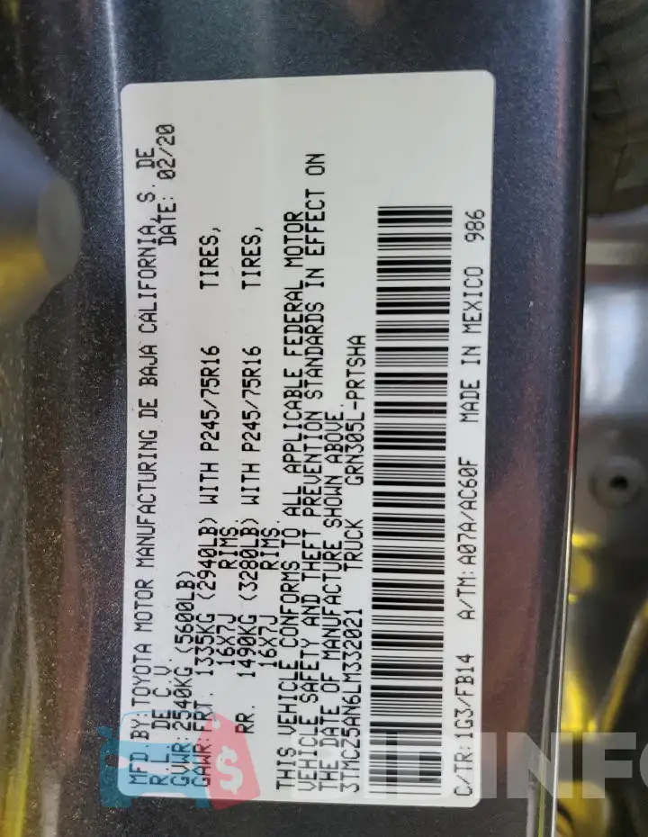 3TMCZ5AN6LM332021 Photo# 12