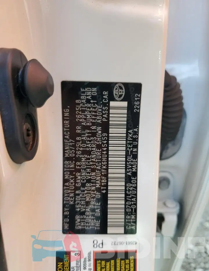 4T1BF1FK6HU445459 Photo# 12
