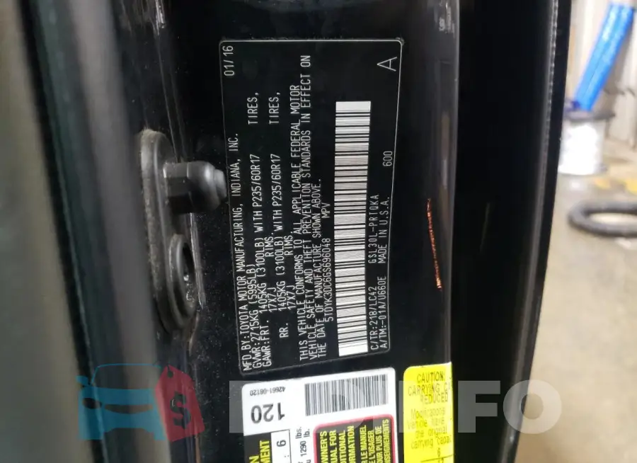 5TDYK3DC6GS696048 Photo# 13