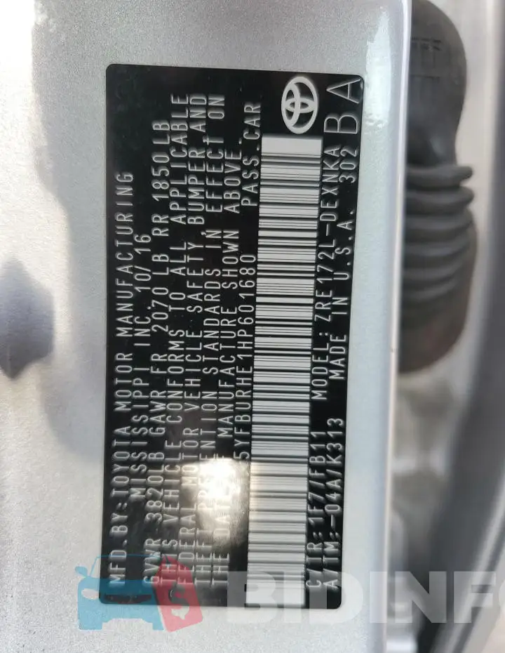 5YFBURHE1HP601680 Photo# 12