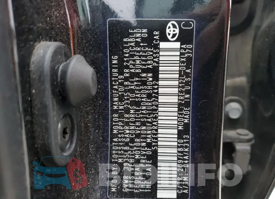 5YFEPRAE5LP077442 Photo# 13