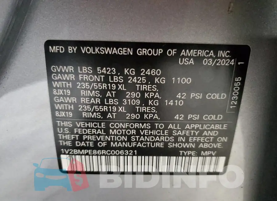 1V2BMPE86RC006321 Photo# 14