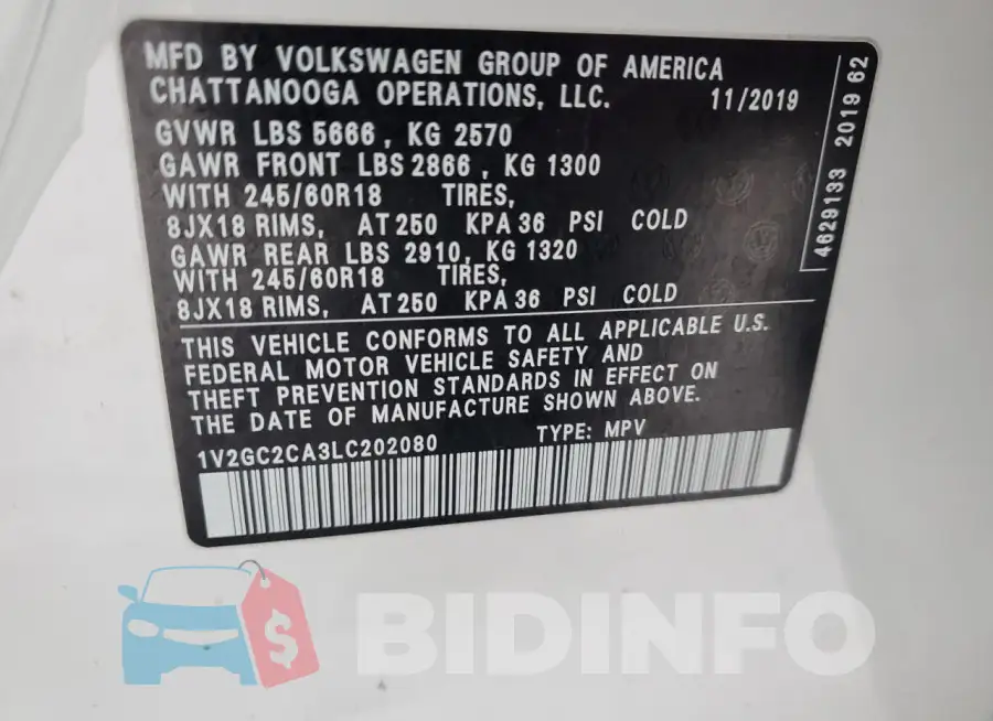 1V2GC2CA3LC202080 Photo# 12