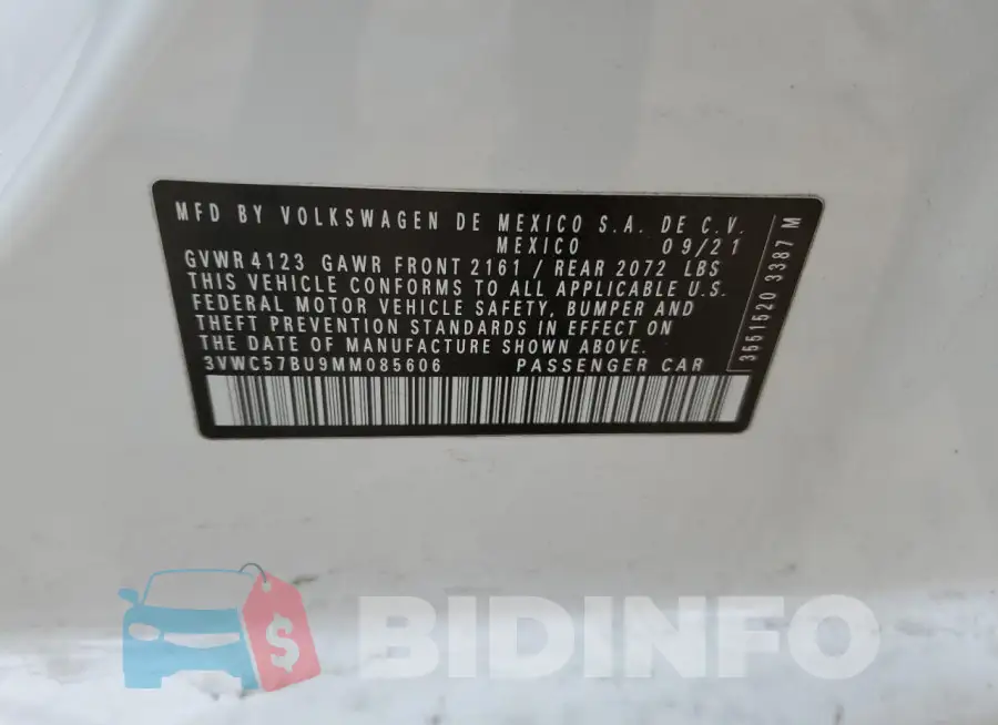 3VWC57BU9MM085606 Photo# 12