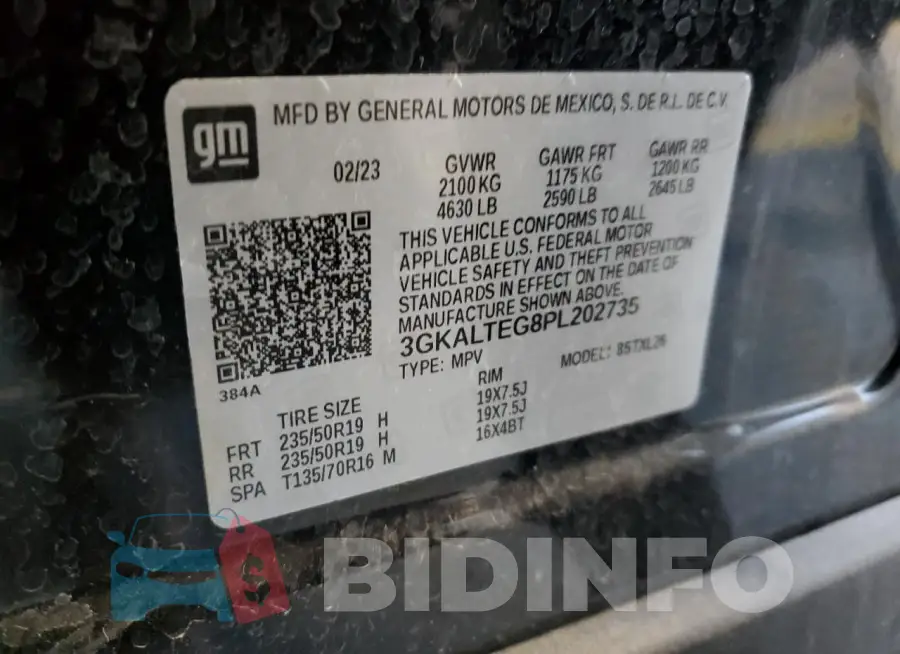 3GKALTEG8PL202735 Photo# 14