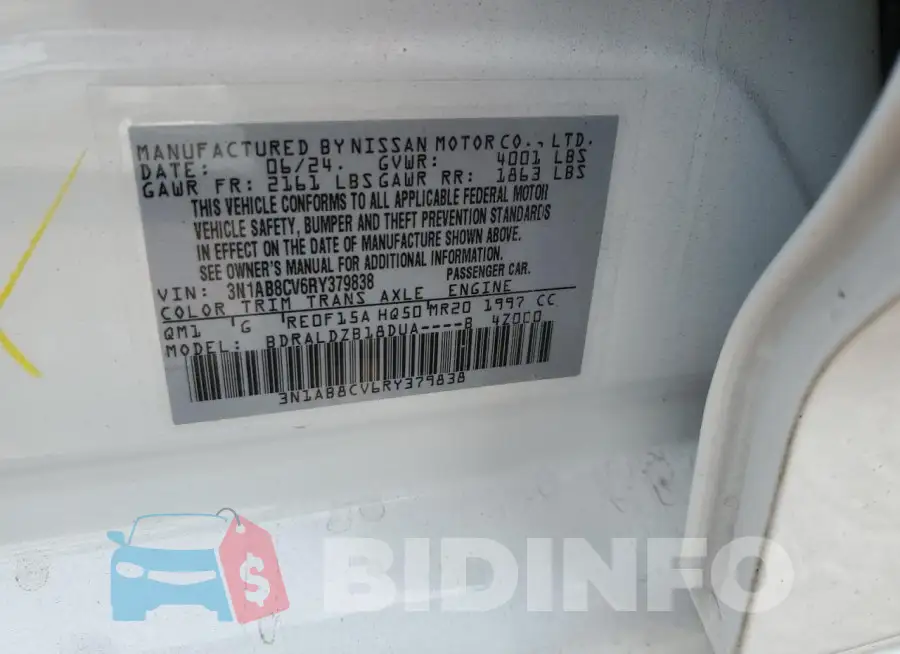 3N1AB8CV6RY379838 Photo# 13