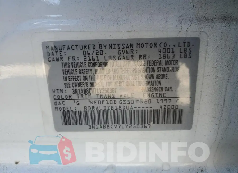 3N1AB8CV7LY250367 Photo# 12