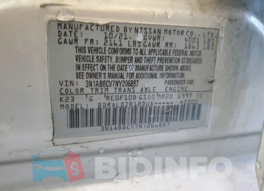 3N1AB8CV7NY206887 Photo# 12