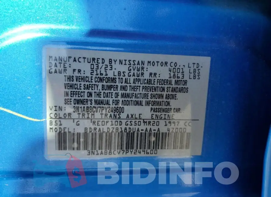 3N1AB8CV7PY249600 Photo# 13