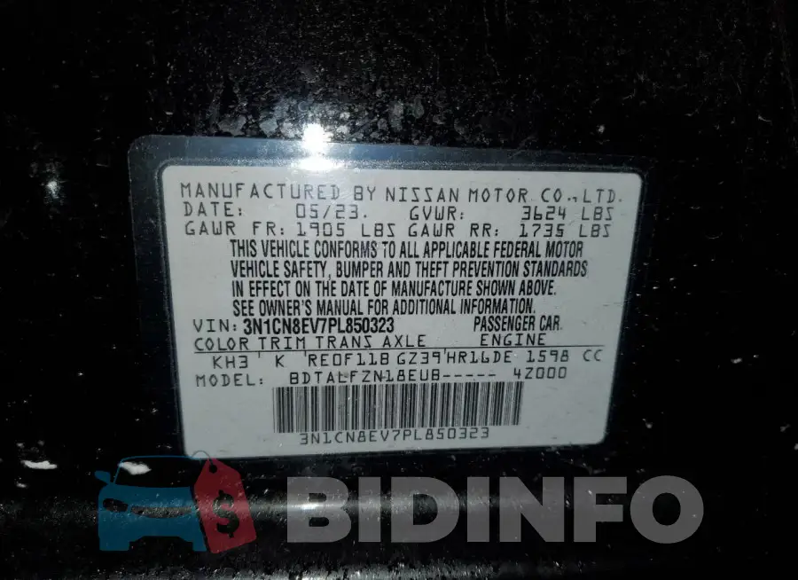 3N1CN8EV7PL850323 Photo# 12