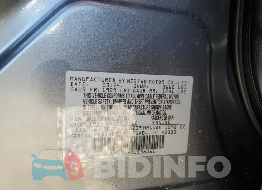 3N1CP5BVXRL538061 Photo# 12