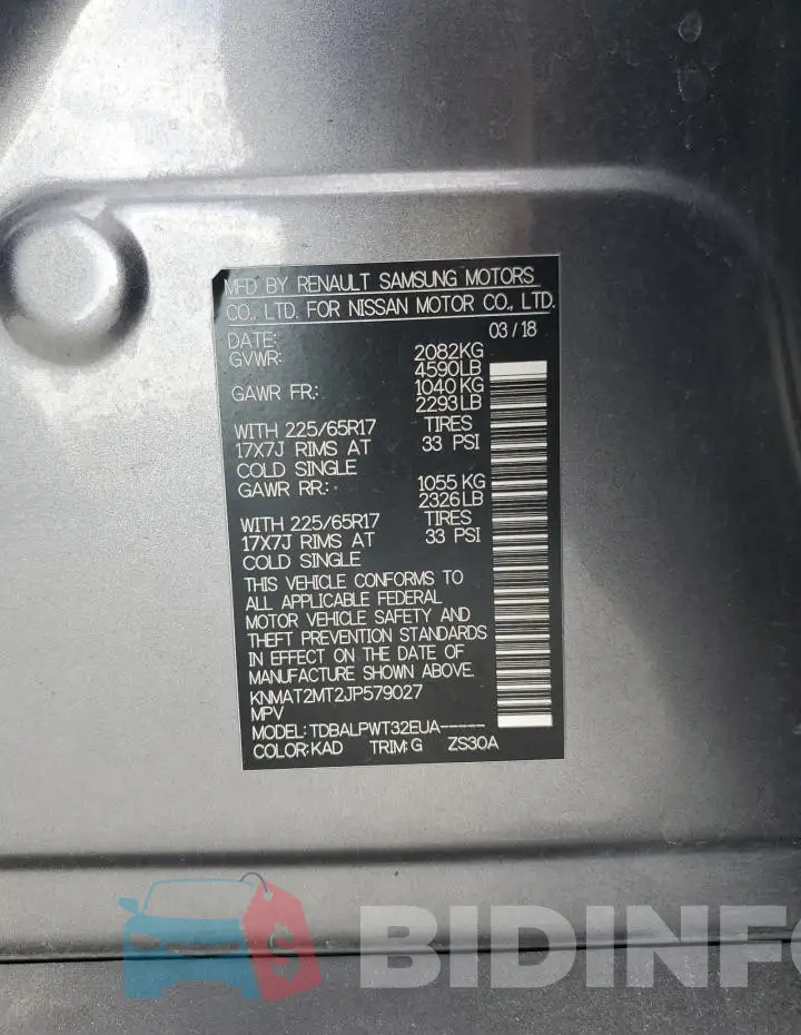 KNMAT2MT2JP579027 Photo# 13