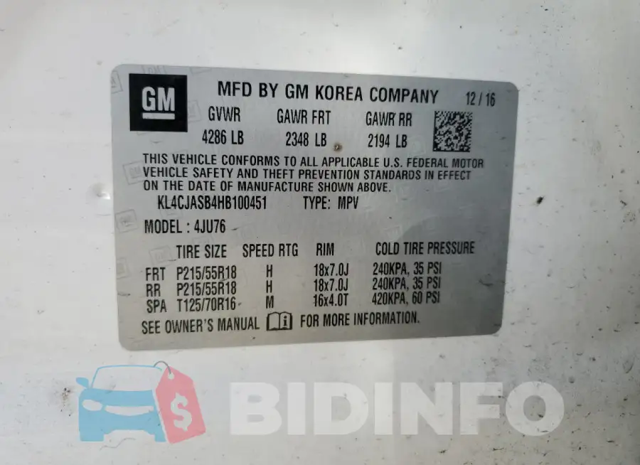 KL4CJASB4HB100451 Photo# 12