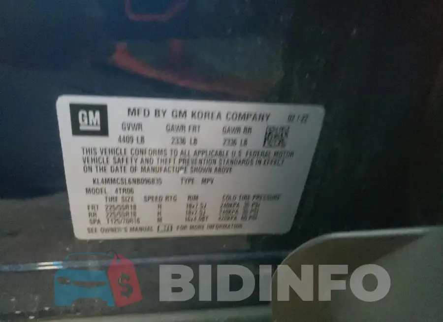 KL4MMCSL6NB096835 Photo# 13