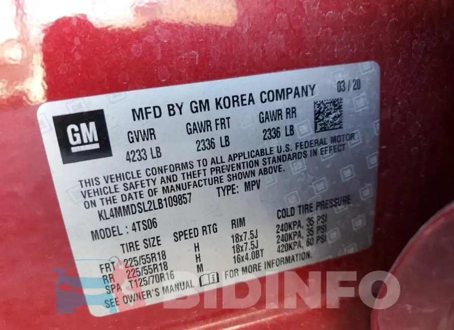 KL4MMDSL2LB109857 Photo# 14