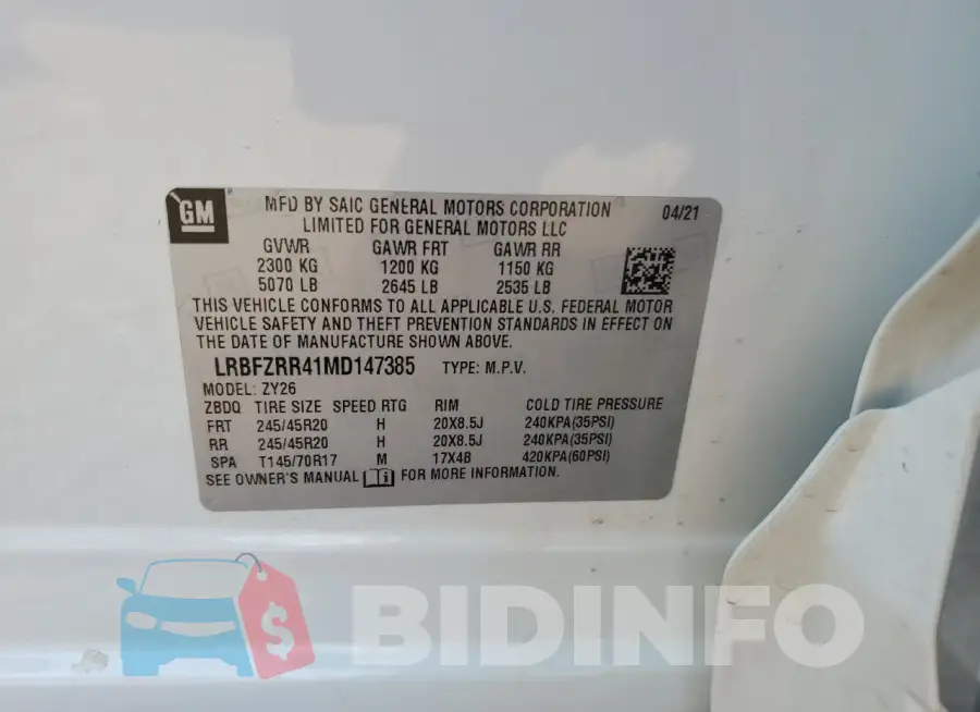 LRBFZRR41MD147385 Photo# 13