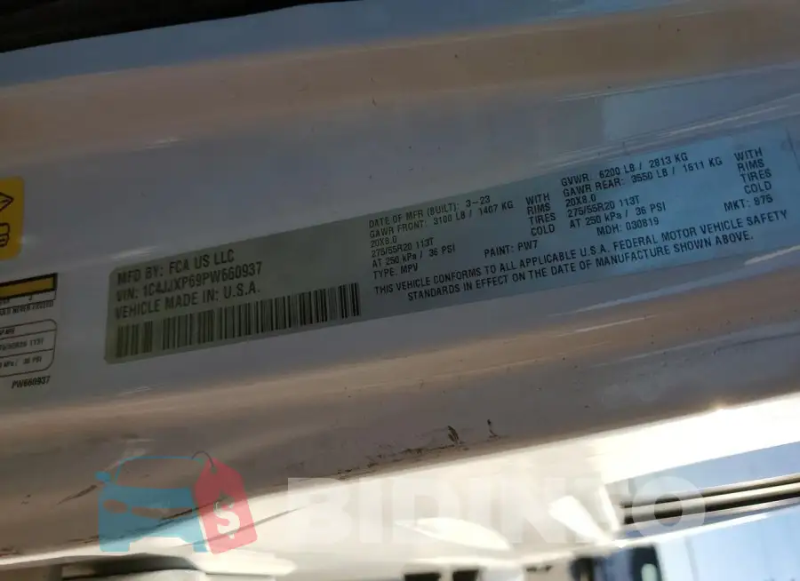 1C4JJXP69PW660937 Photo# 13