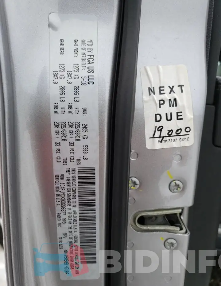 1C4PJMDX3KD208377 Photo# 14