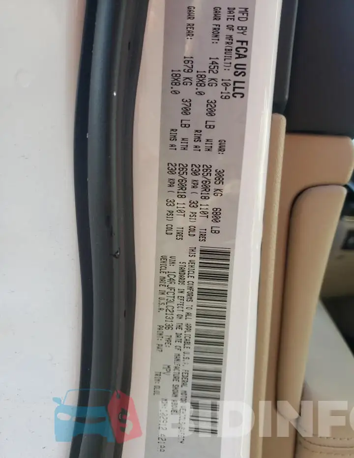 1C4RJFCT3LC213136 Photo# 13