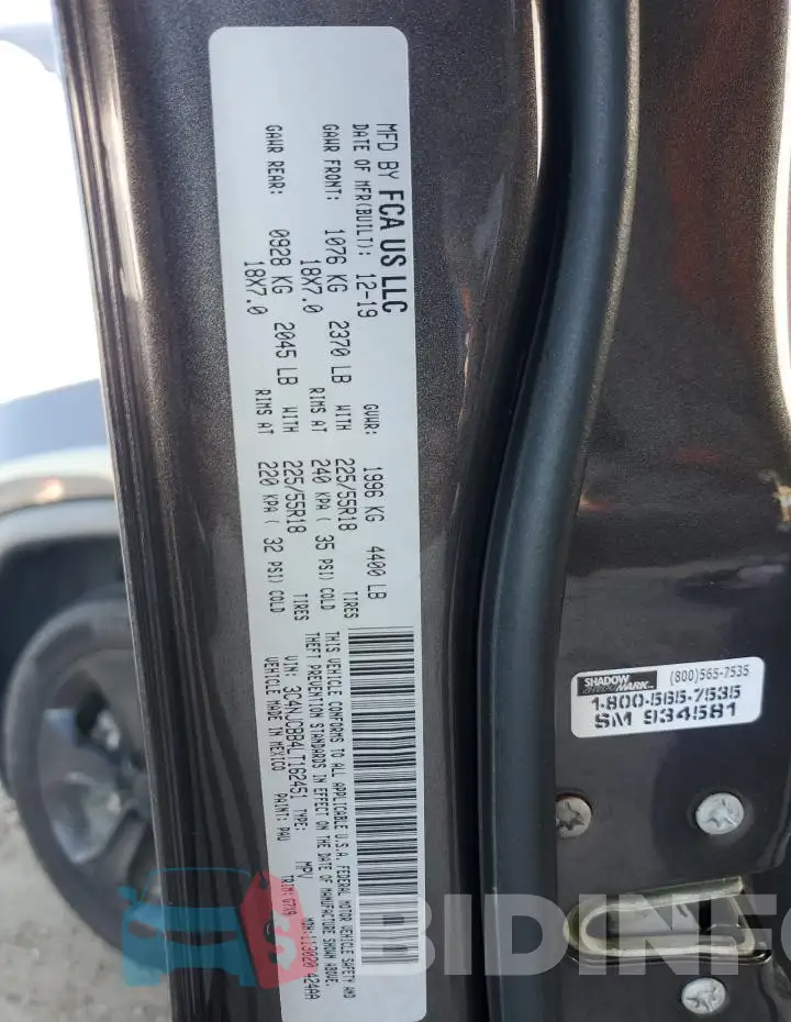 3C4NJCBB4LT162451 Photo# 13