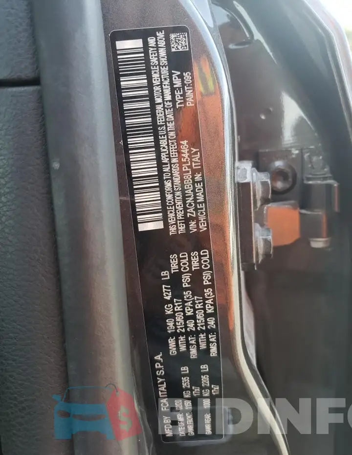 ZACNJABB8LPL54464 Photo# 13