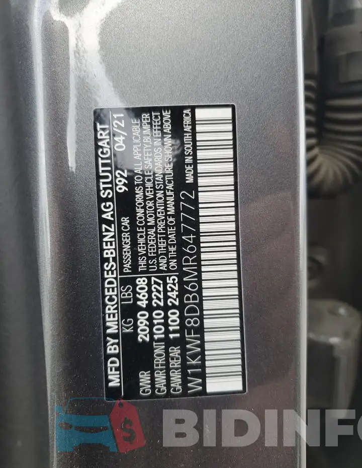 W1KWF8DB6MR647772 Photo# 12