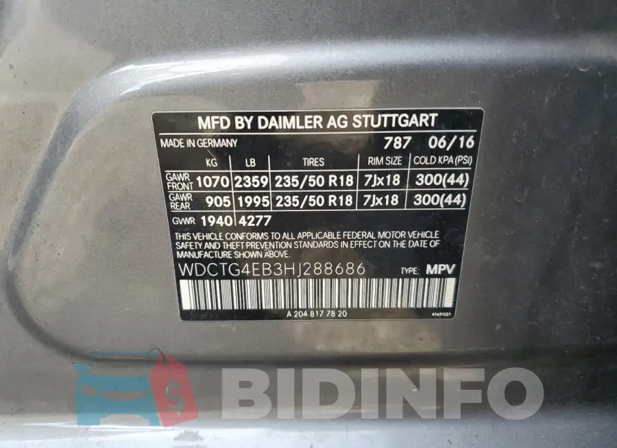 WDCTG4EB3HJ288686 Photo# 12