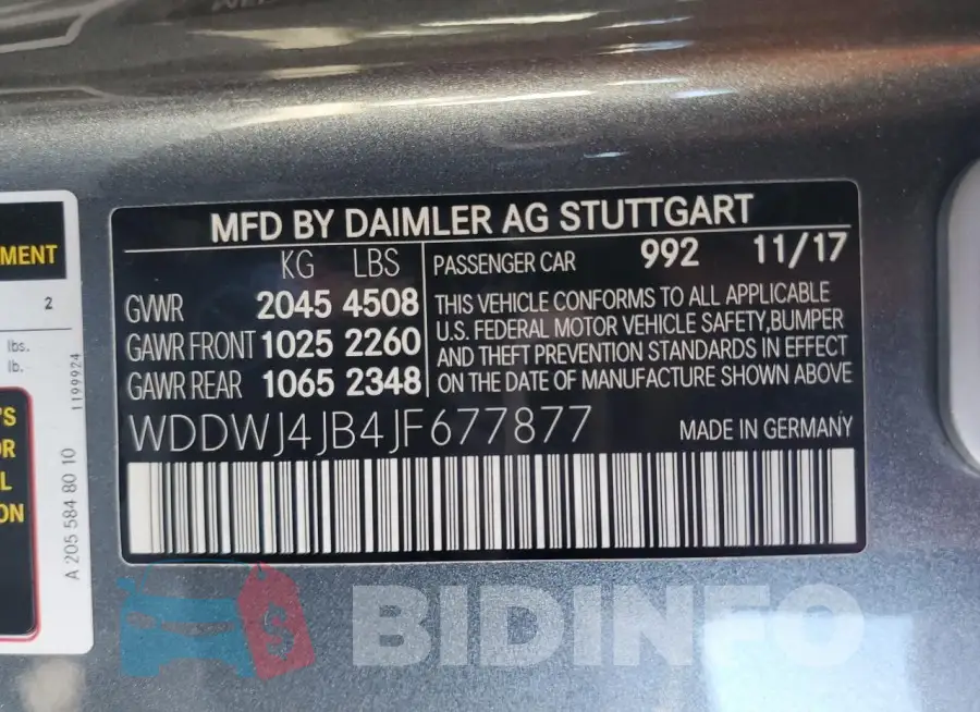 WDDWJ4JB4JF677877 Photo# 12