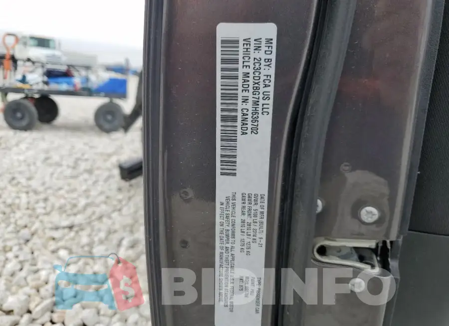 2C3CDXBG7MH636702 Photo# 12