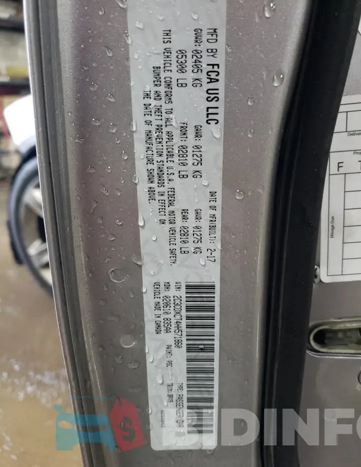 2C3CDXCT4HH571860 Photo# 13