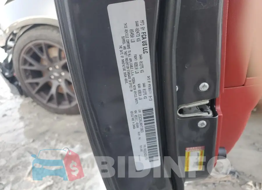 2C3CDXGJ0KH718823 Photo# 12