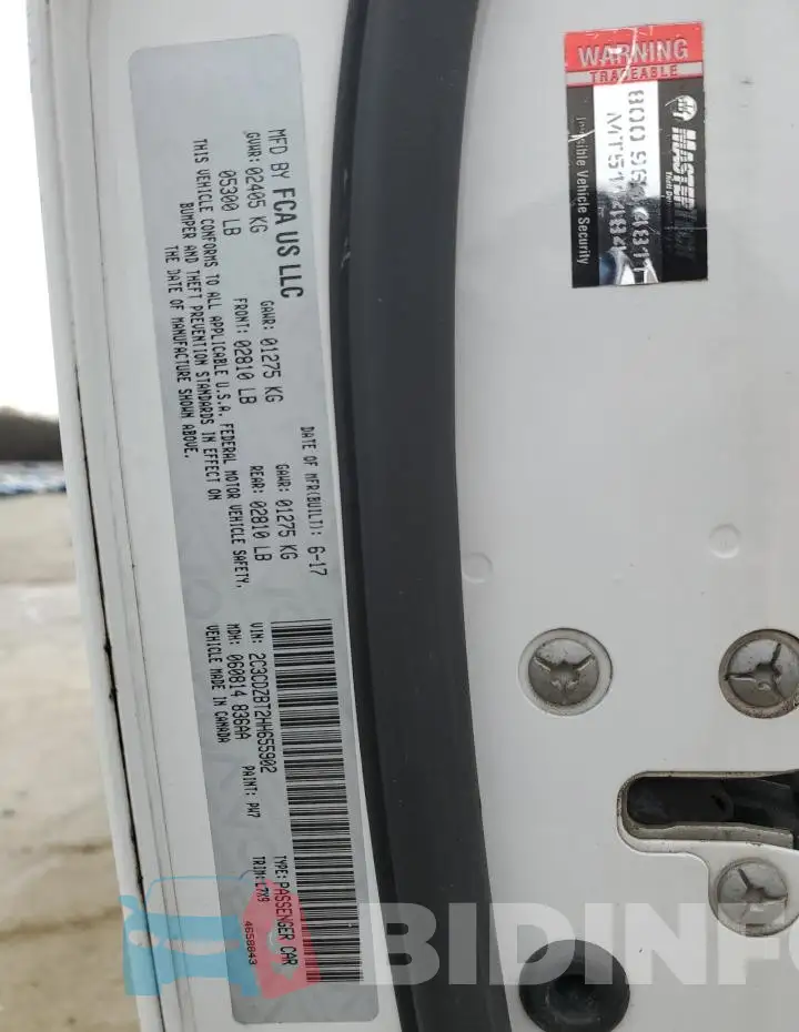 2C3CDZBT2HH655902 Photo# 12